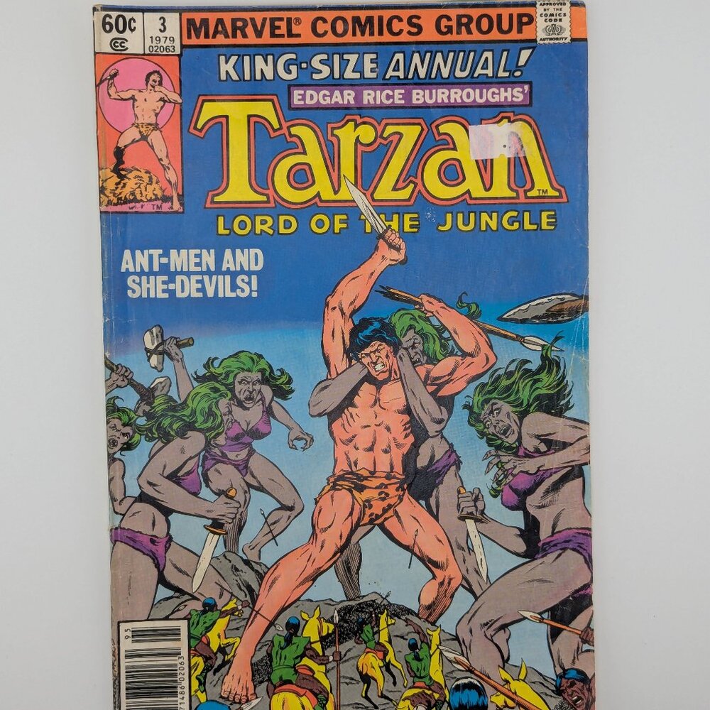 🌿🦁 Tarzan, Lord of the Jungle King-Size Annual #3 (1979) – Marvel Comics 🦁🌿